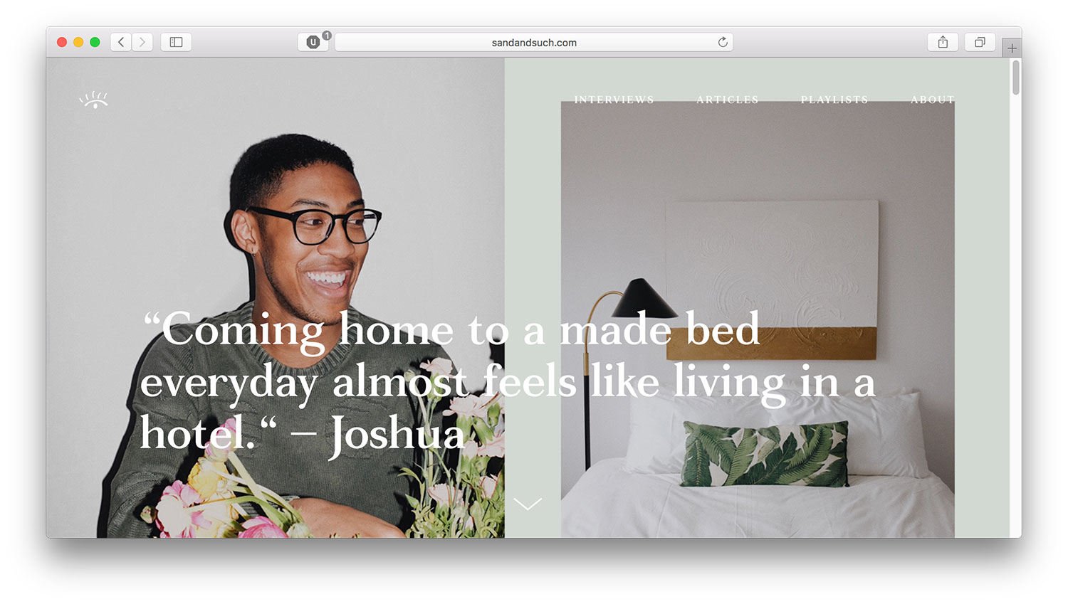 Sand & Such, a blog dedicated to sleep started by Verena.