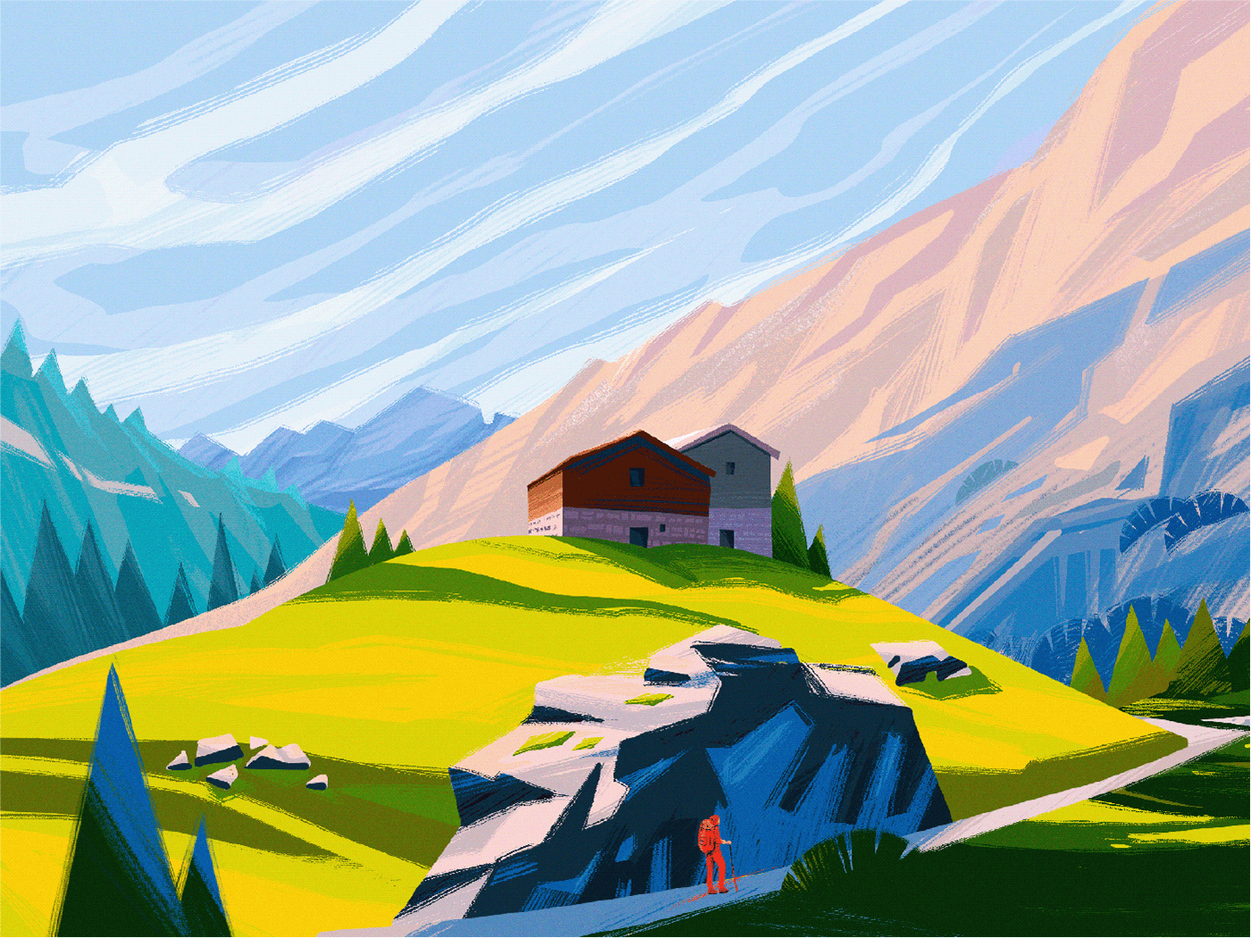 Digital Art: Views and Landscape Illustrations by Tubik Studio