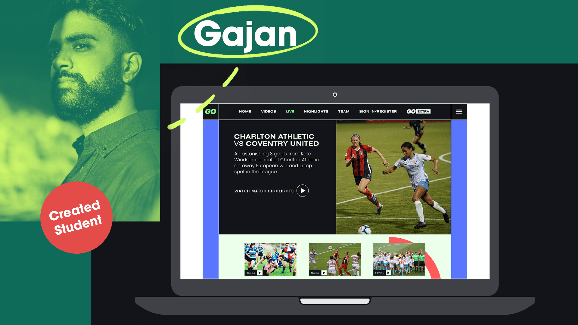 Student work at Created