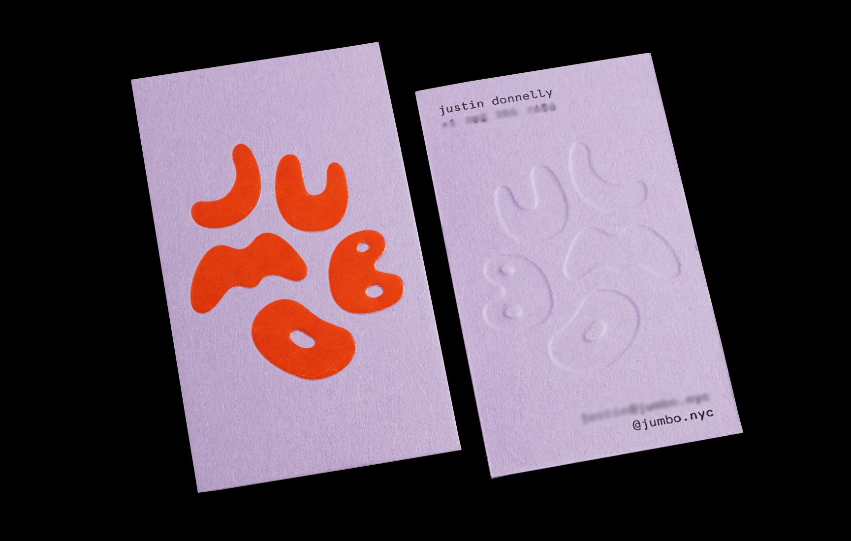 Jumbo Business Card - Business Card Design Inspiration by Verena Michelitsch