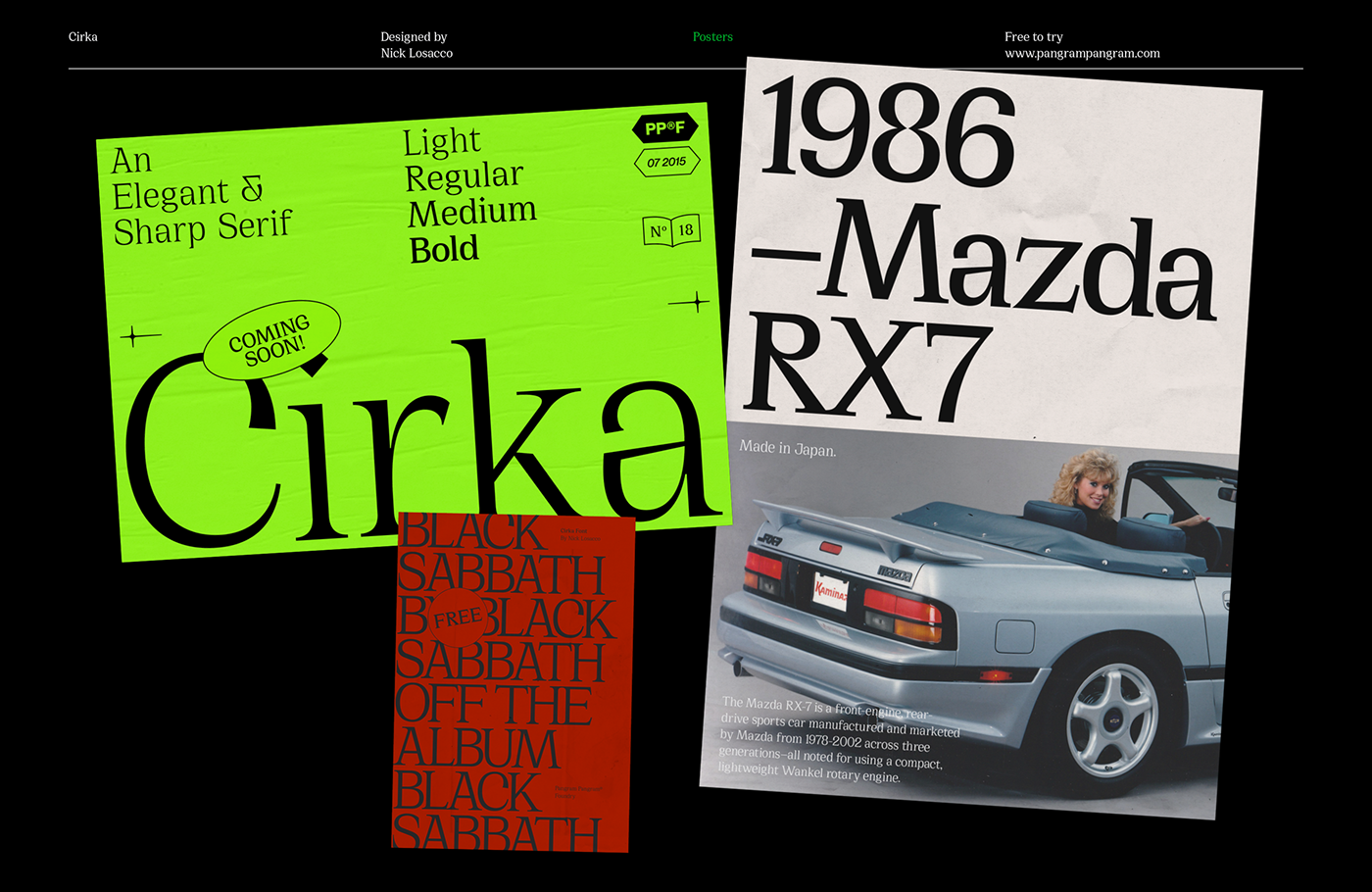 Crika Typeface by Nick Losacco