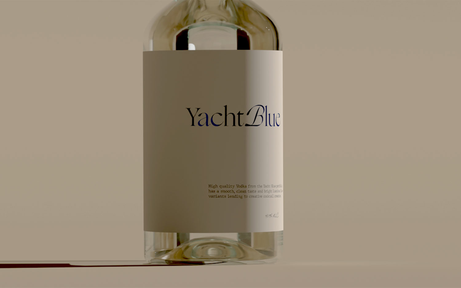 Yacht Blue Vodka by Amr Elwan