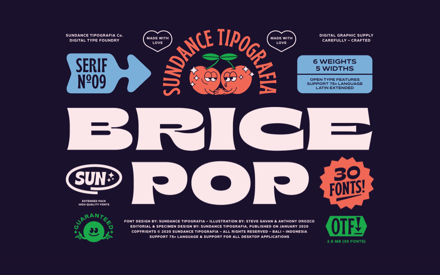 Brice by Sundance Tipografia