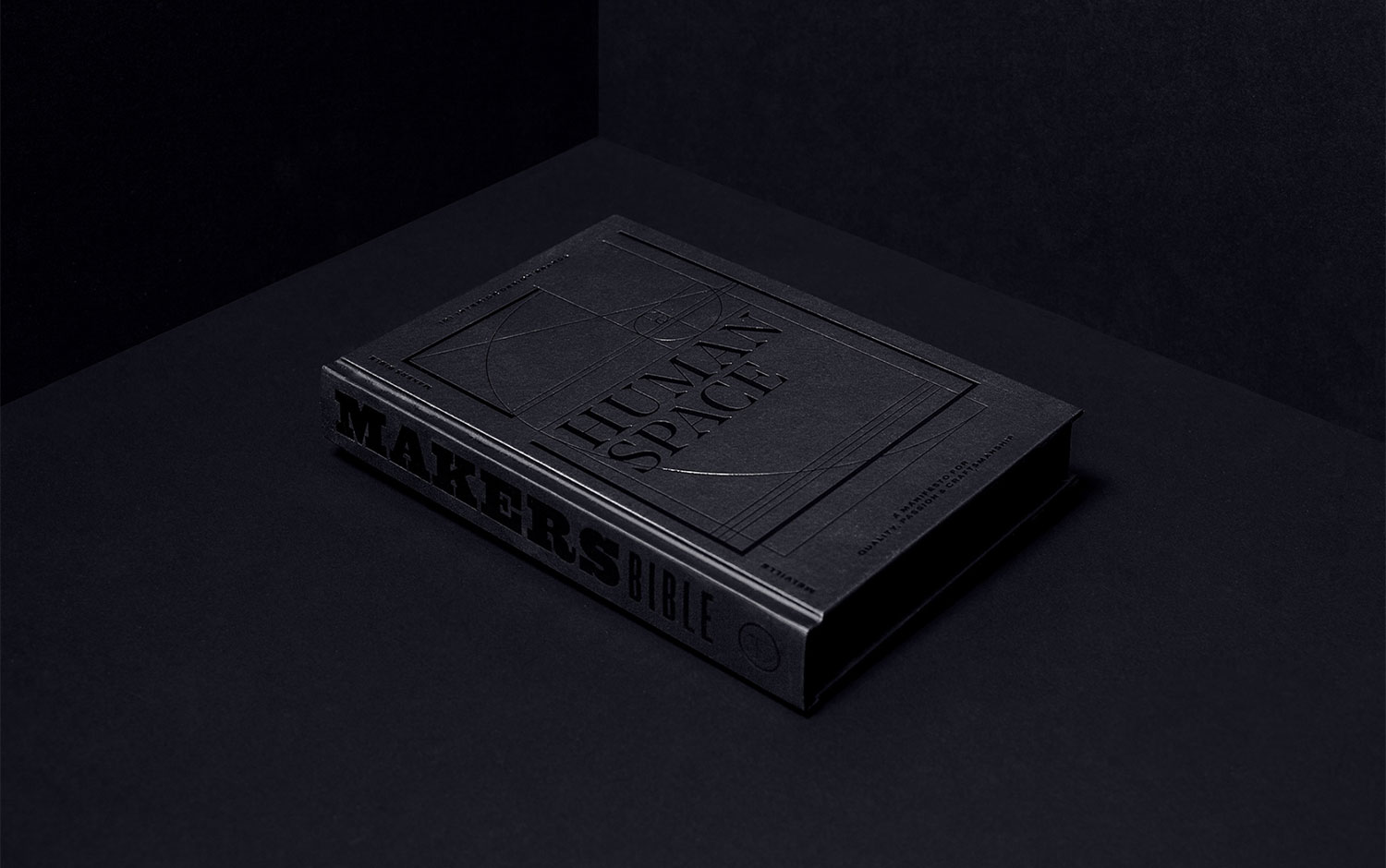 Makers Bible – Human Space - Black Edition by Melville Brand Design