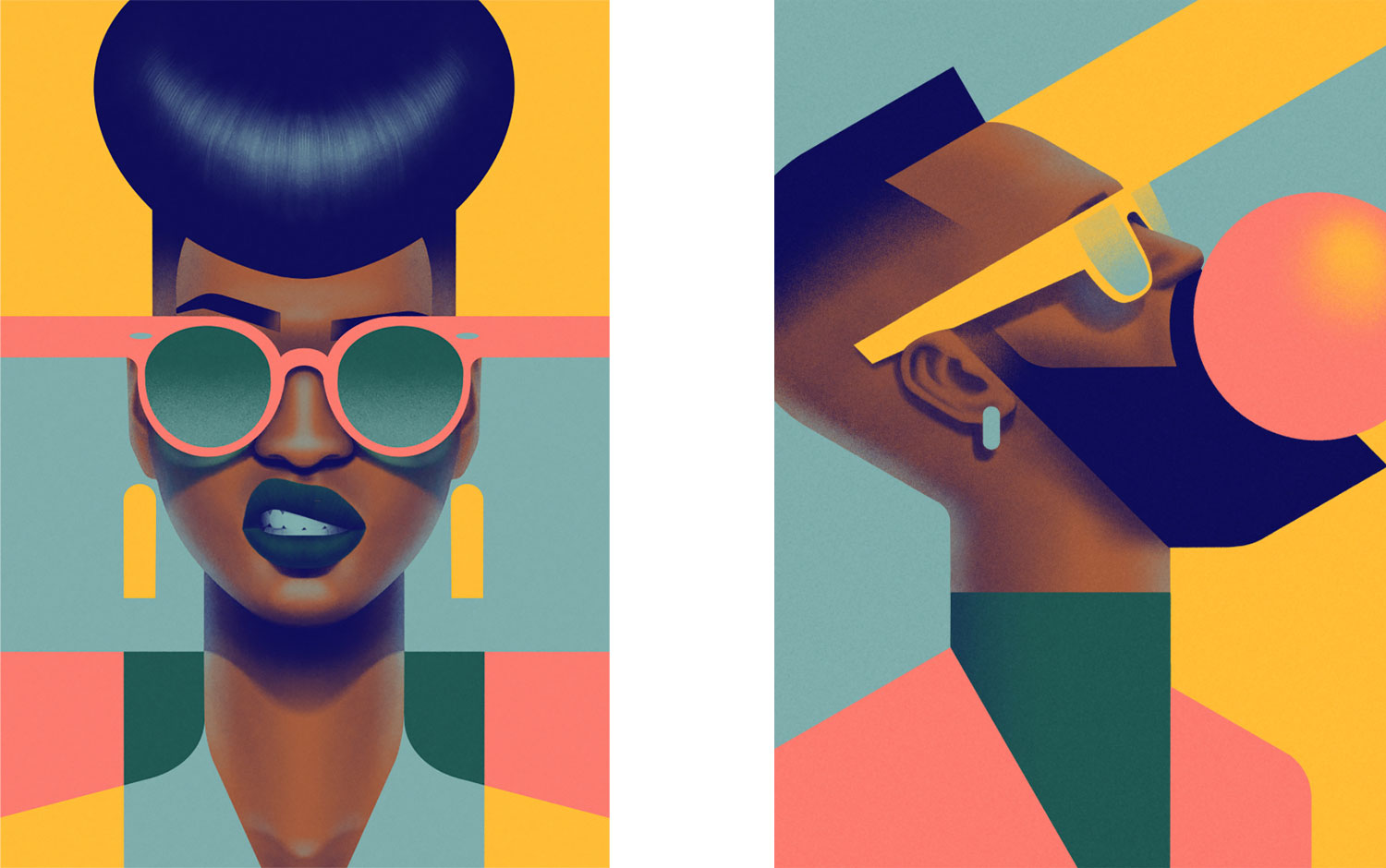 Vivid characters by Samy Halim