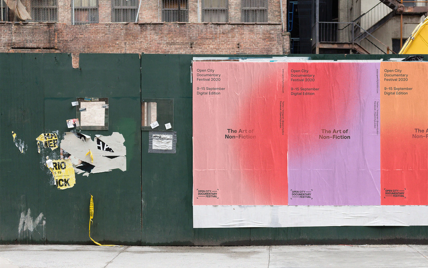 Open City Documentary Festival 2020 by Passport Design Bureau