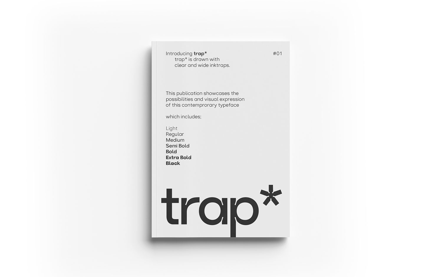 Trap* typeface by Aayush Mayank