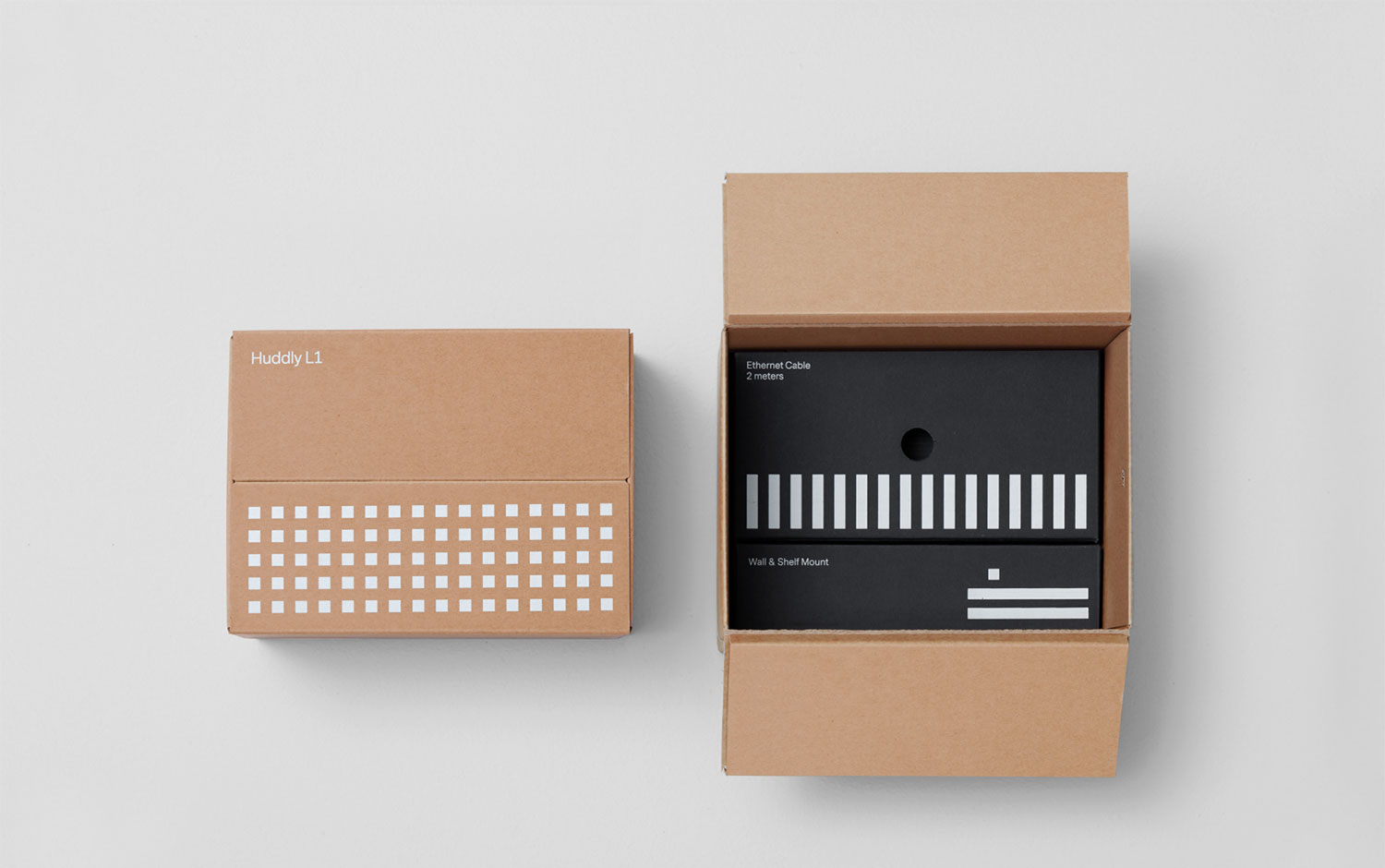Huddly L1 Packaging by Goods & Heydays Studio