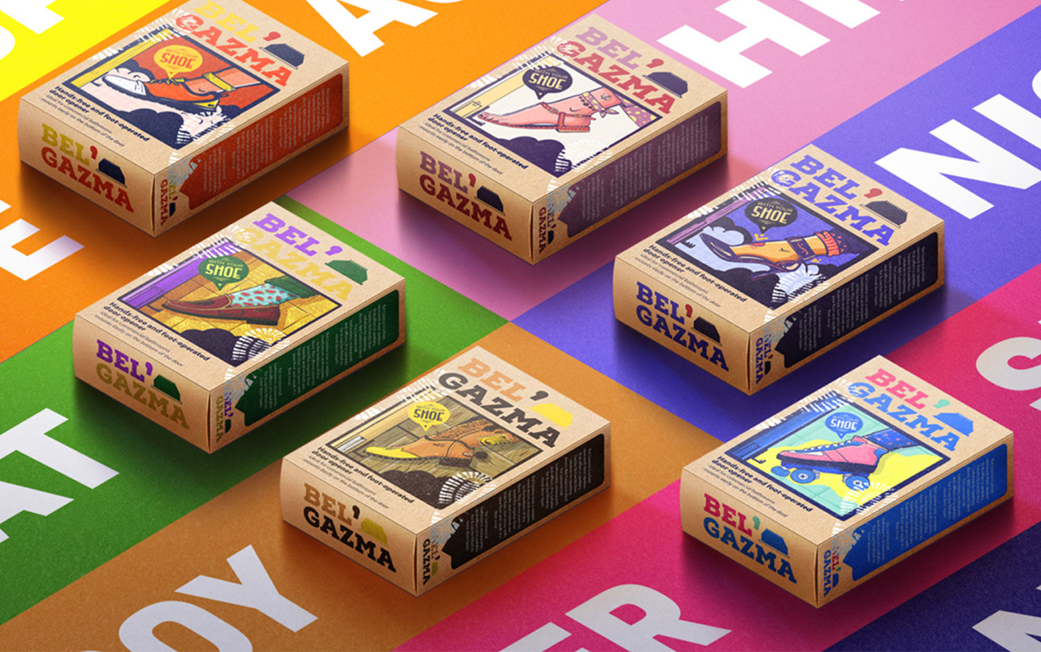 BELGAZMA Packaging by Bassem Amer