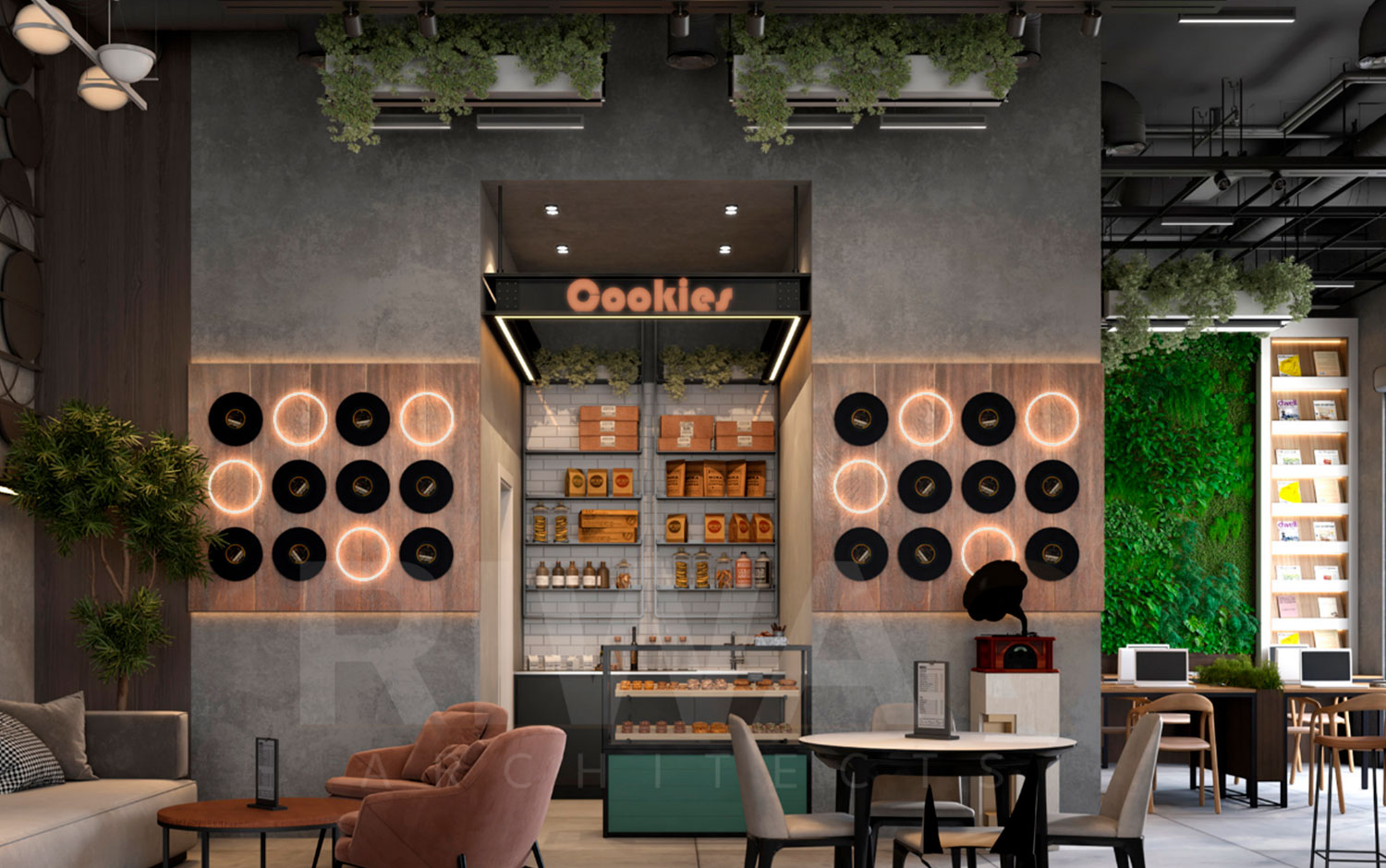 Café & Co-working Space by Ahmed Salah and co.