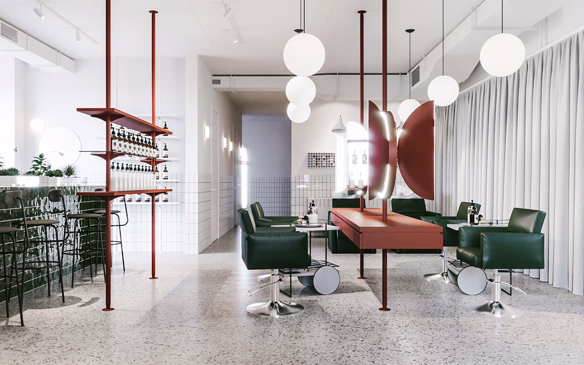 Odes Salon Interior Design cover image