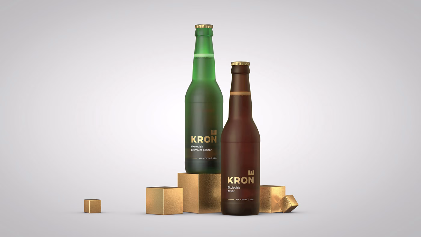 Krone Beer Packaging Design cover image