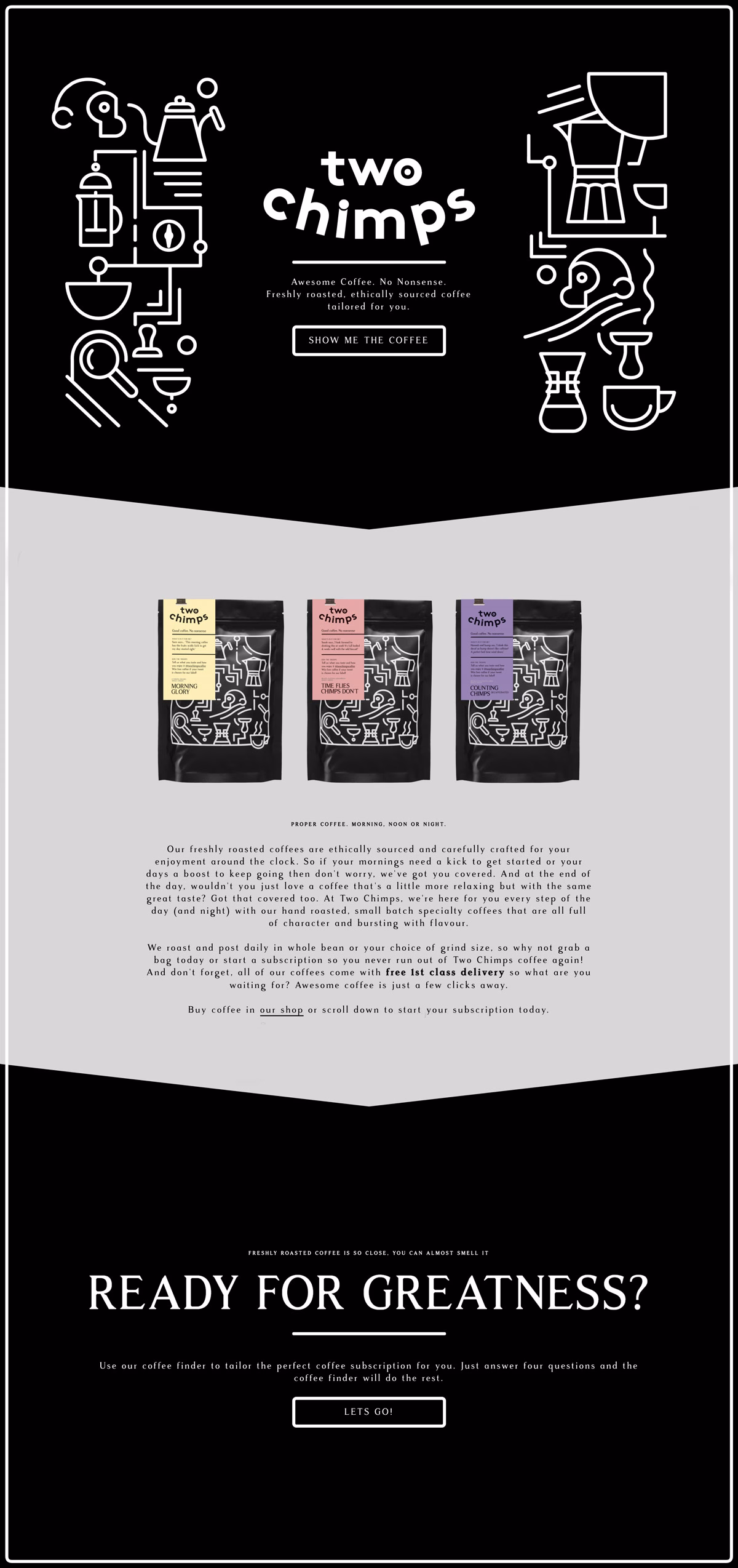 Two Chimps Coffee cover image