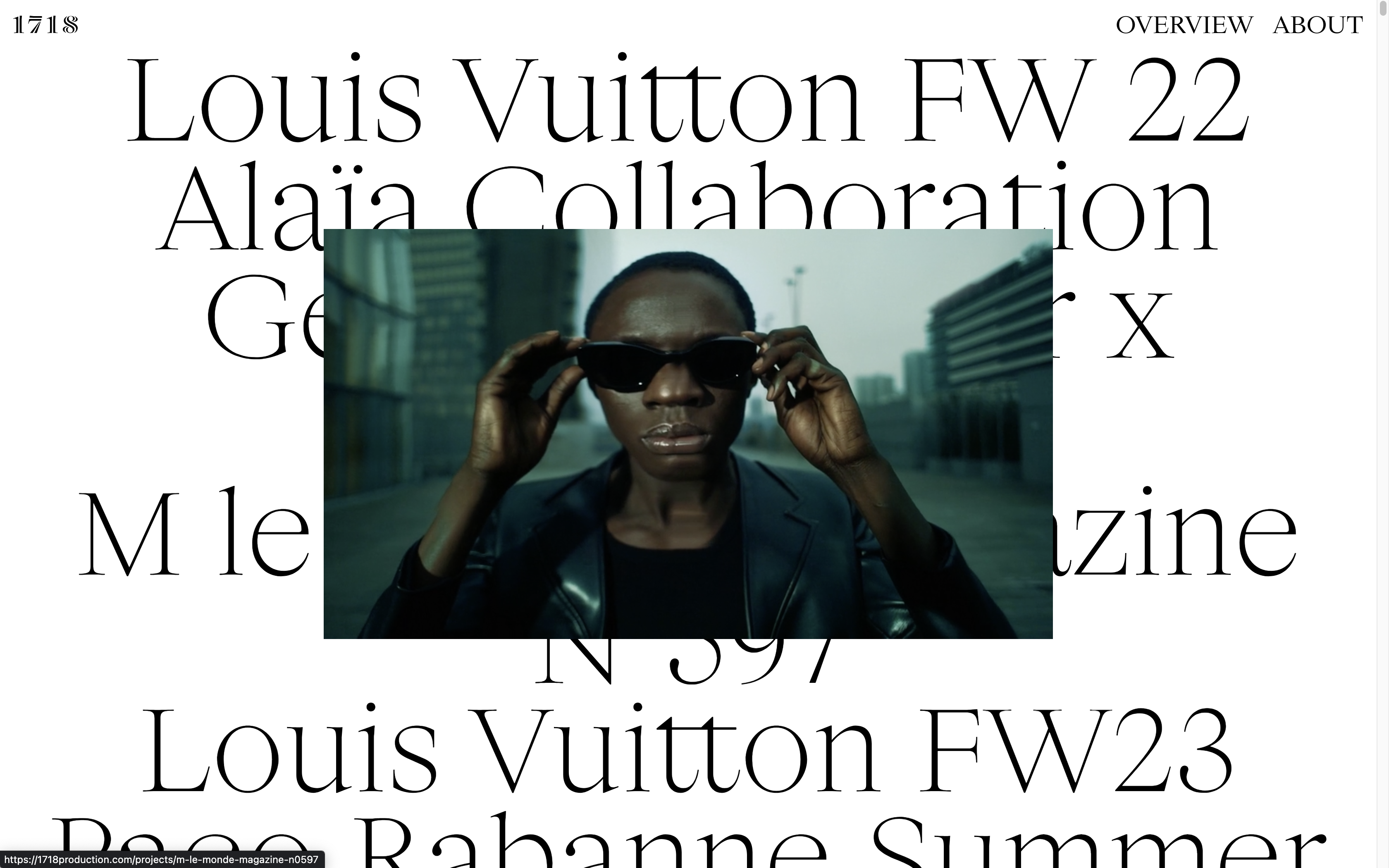 1718 Production cover image