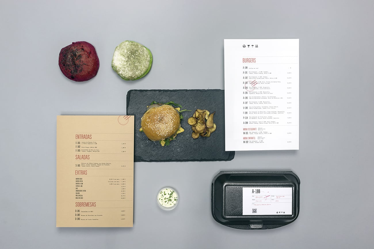 A 100 Burger delivery identity cover image