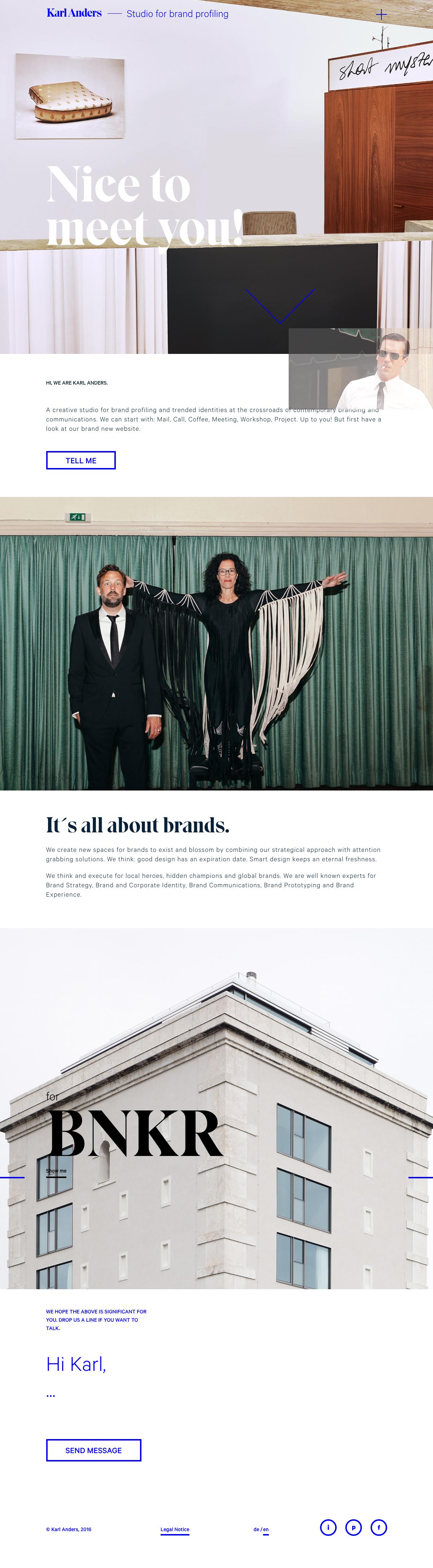 Karl Anders – Studio for brand profiling cover image