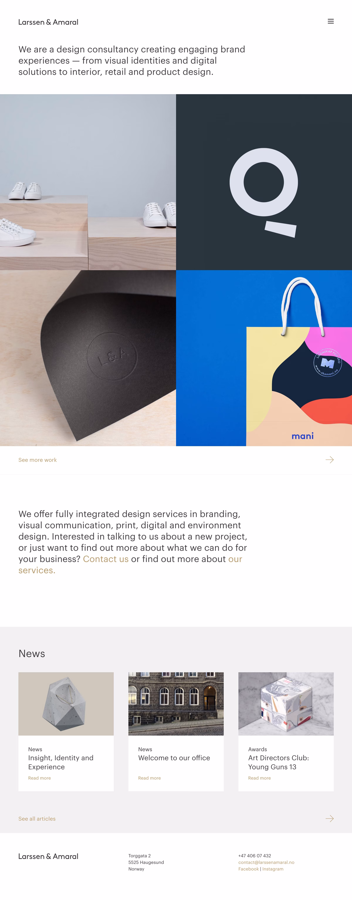A minimalist web page features white sneakers on wooden shelves and colorful design elements, emphasizing modern aesthetics.