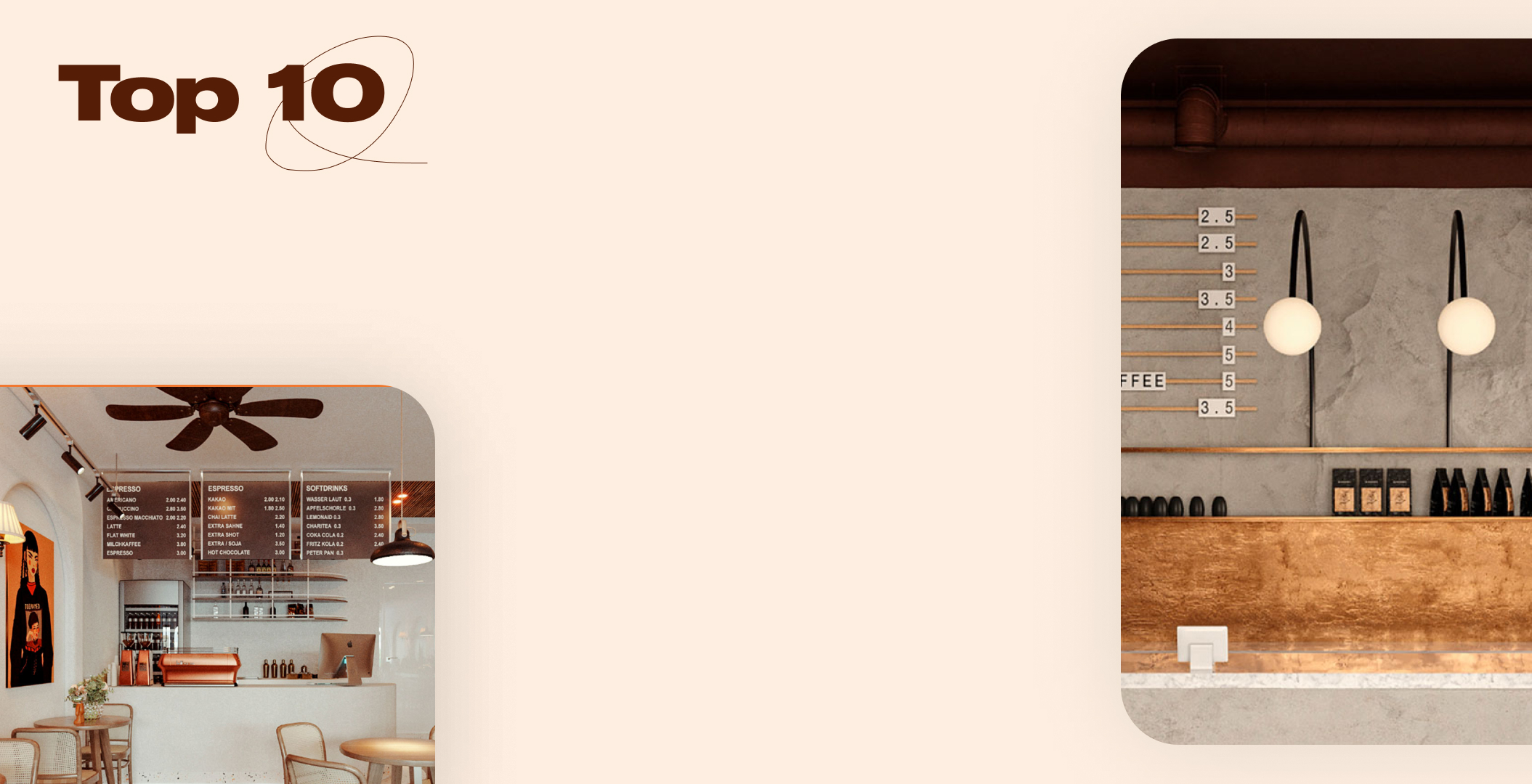 Top 10: Coffee Shop Interiors cover image