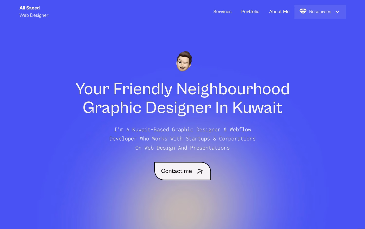 Ali - Portfolio Site 2023 cover image