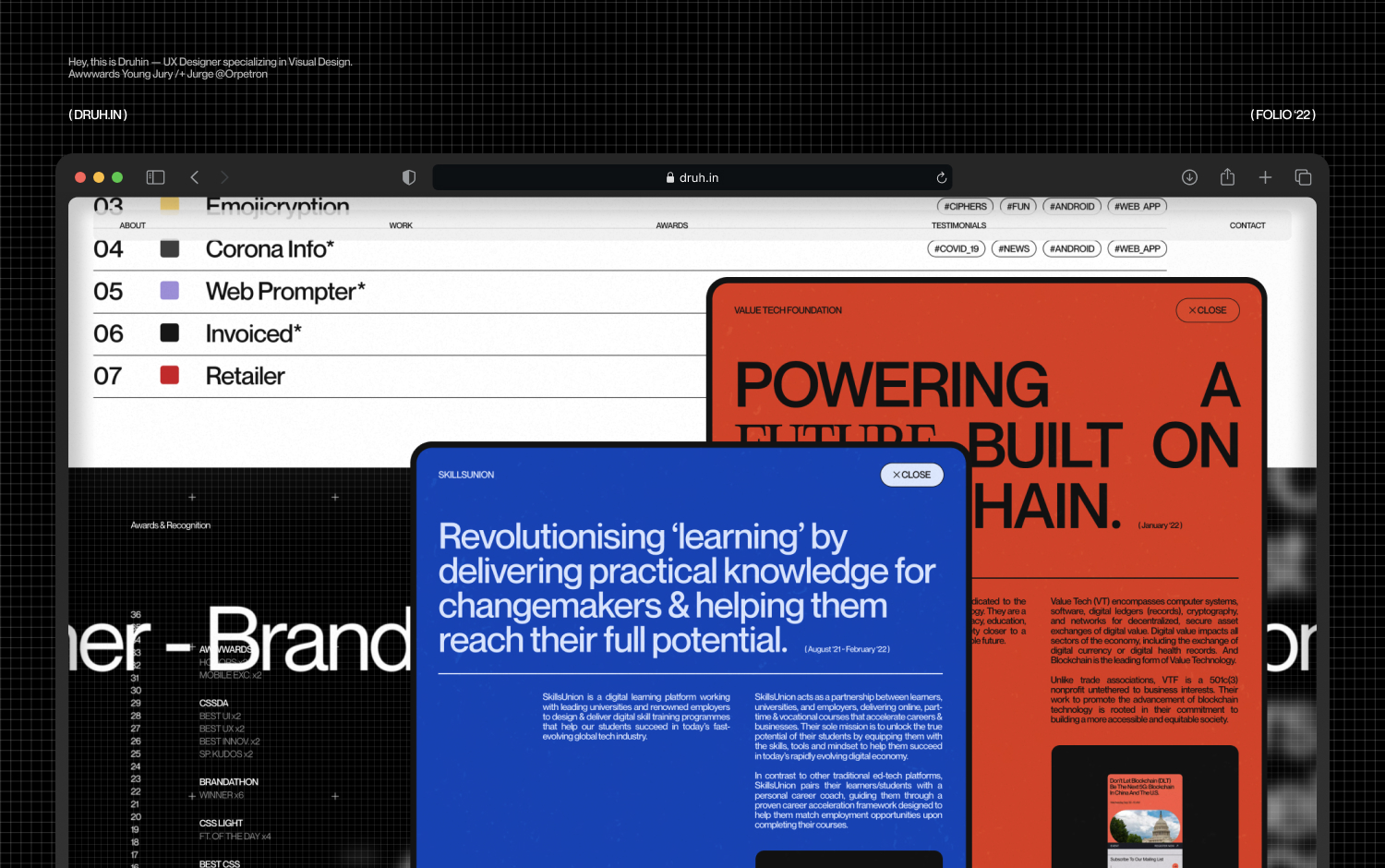 Druhin Tarafder - Folio ‘22 cover image