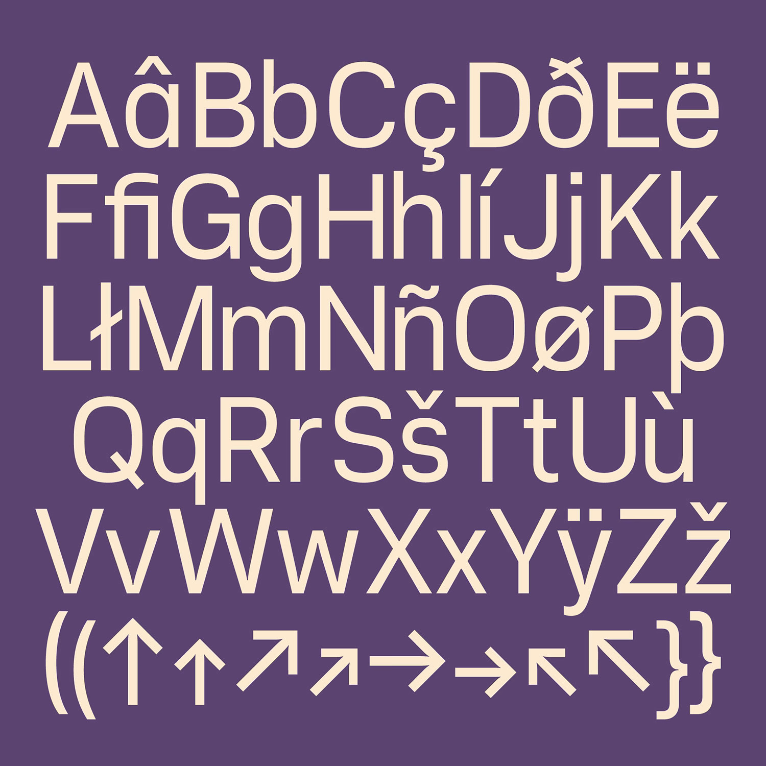 Vercetti Regular Free Font cover image