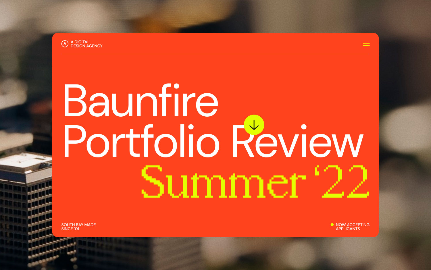 Baunfire Portfolio Review 2022 cover image