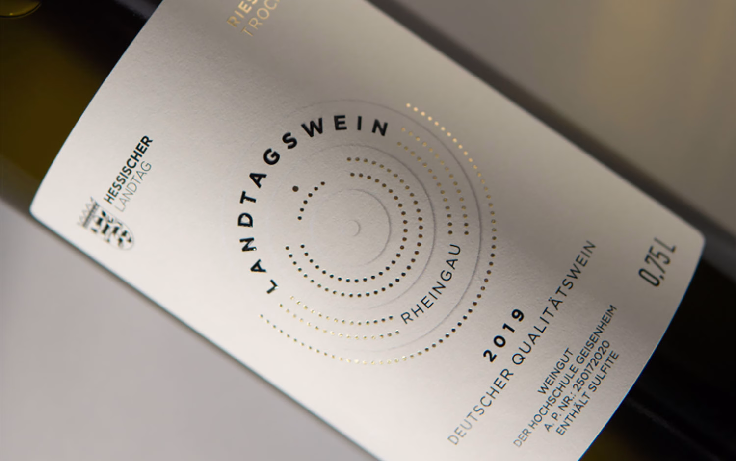 Hessian Parliament Wine label cover image