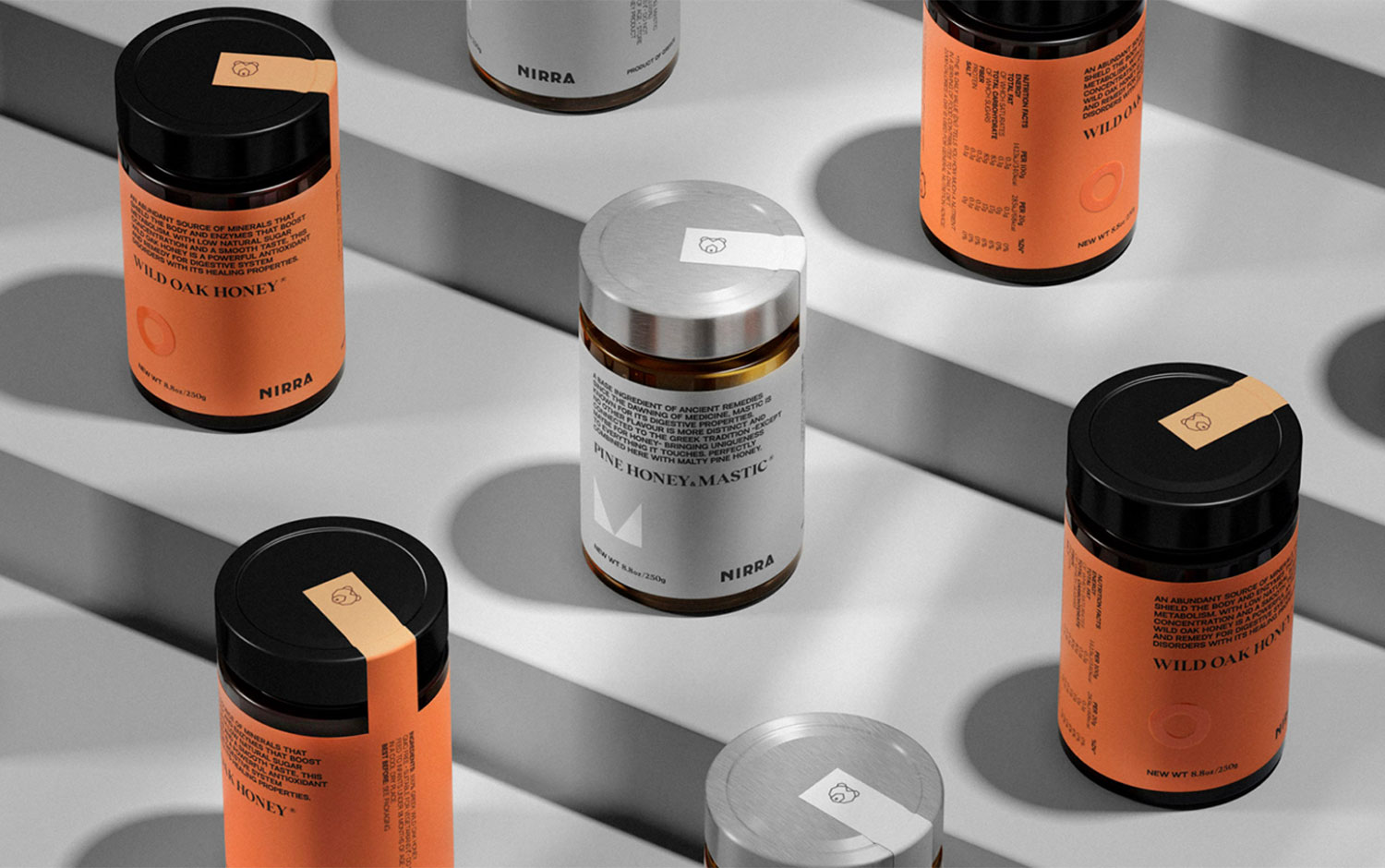Nirra Honey Packaging cover image