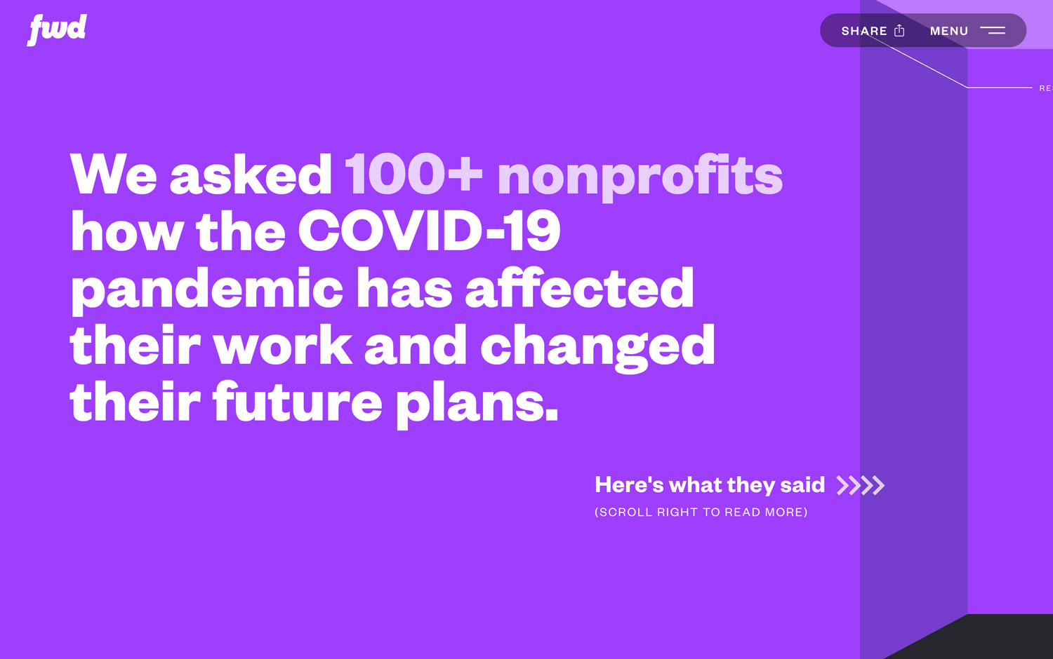 Fwd People Nonprofit Survey cover image