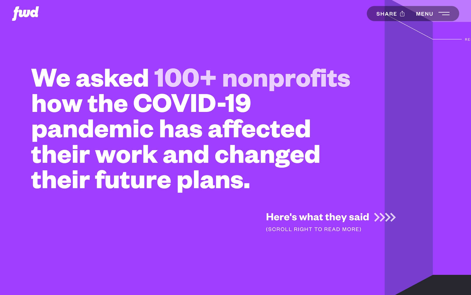 Fwd People Nonprofit Survey cover image
