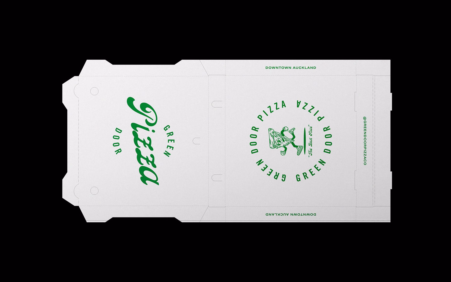 Green Door Pizza Branding cover image
