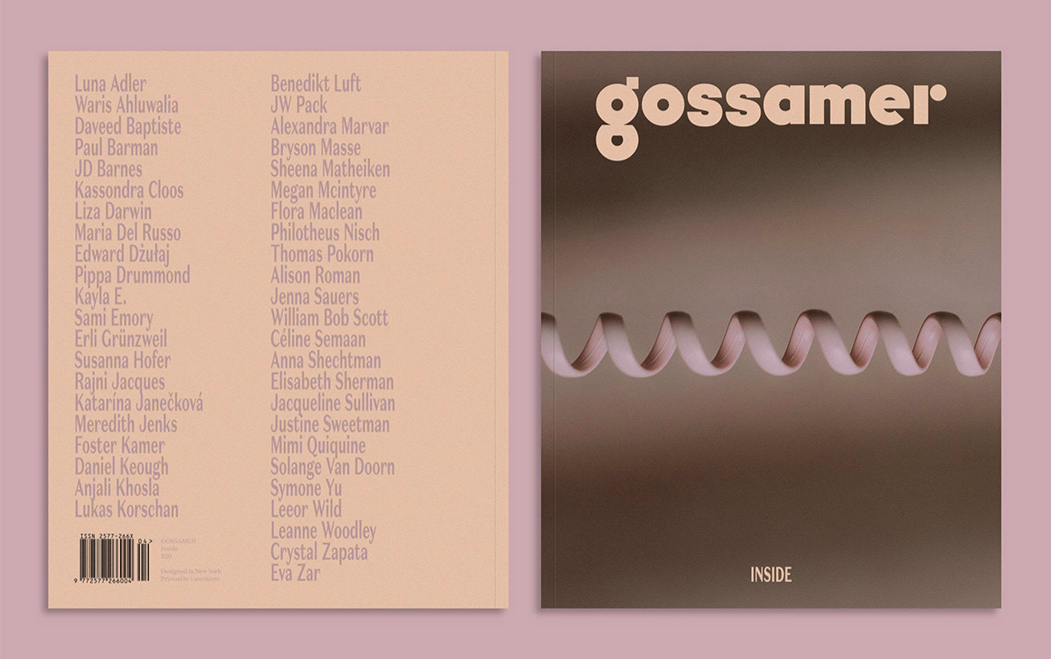 Gossamer Magazine V4 – 'INSIDE' cover image