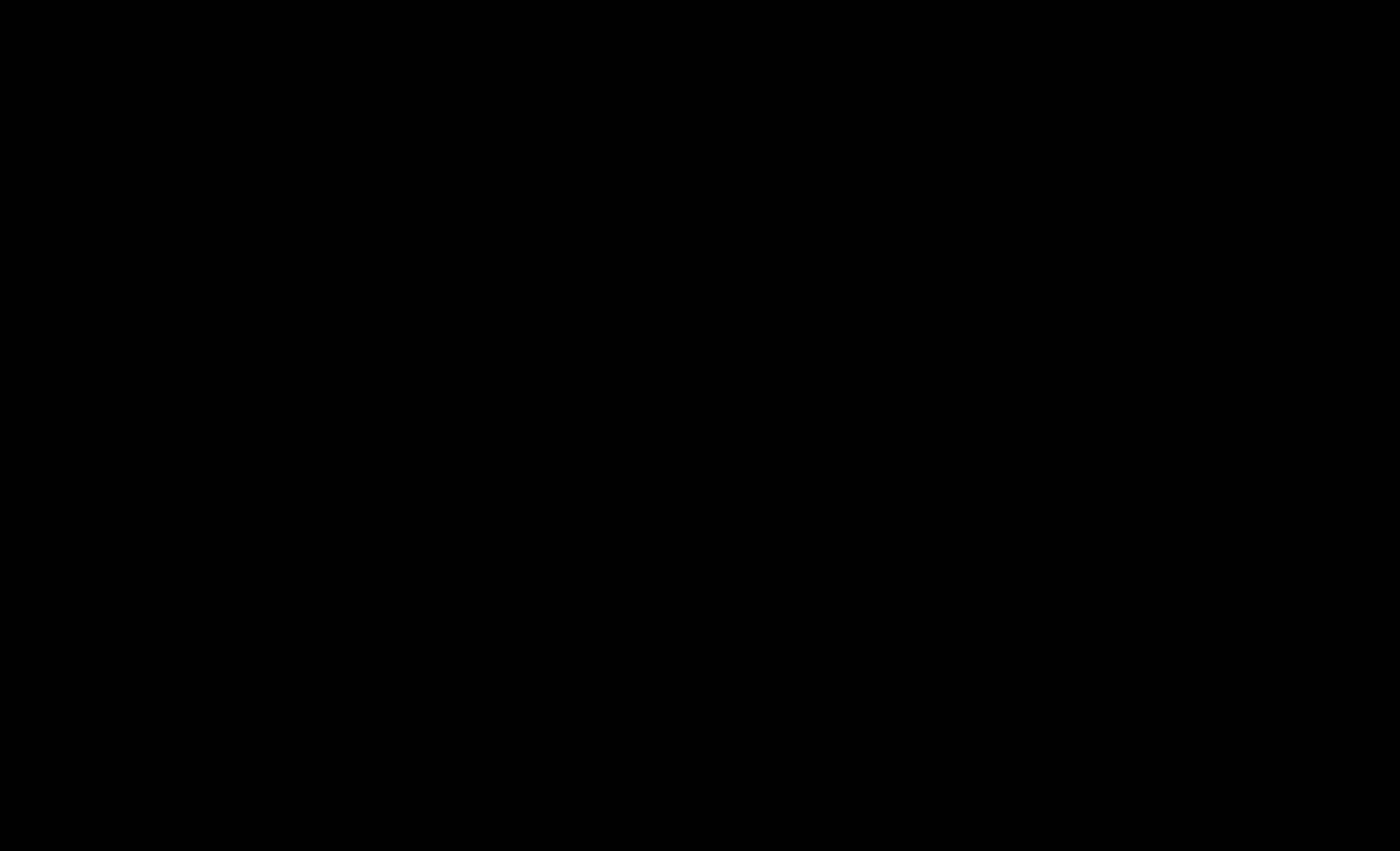 A silhouette of a stylized tree with curved branches against a solid black background.