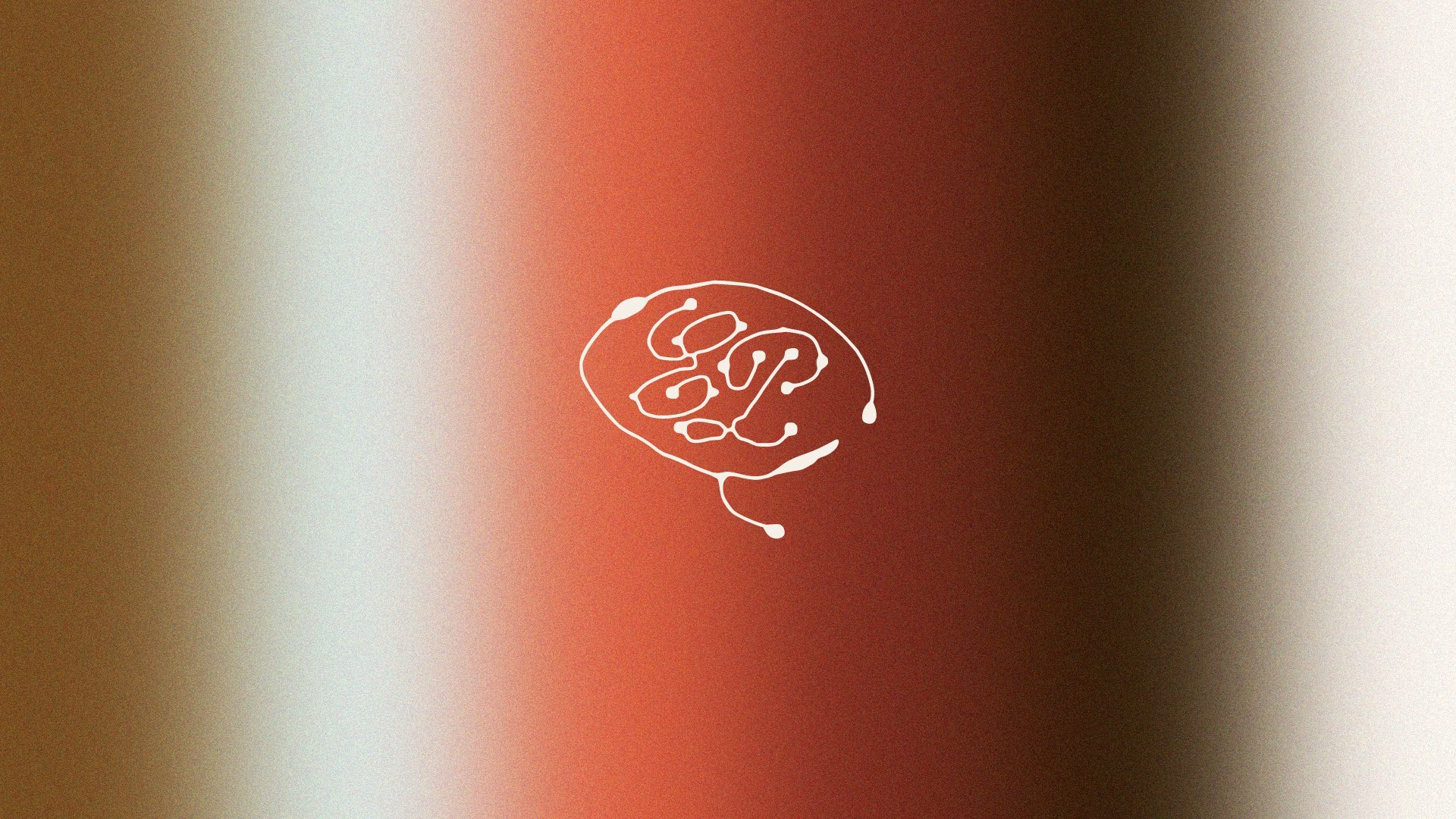 El Puente's identity features a snail's trail design in white against a gradient of warm earthy tones.