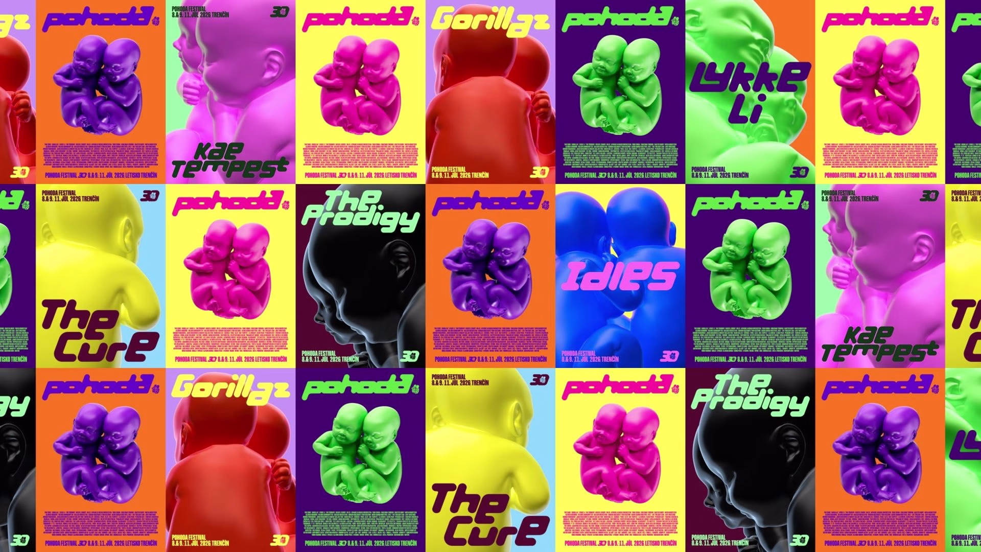 Pohoda Festival festival brand identity by Andrej & Andrej, key visual