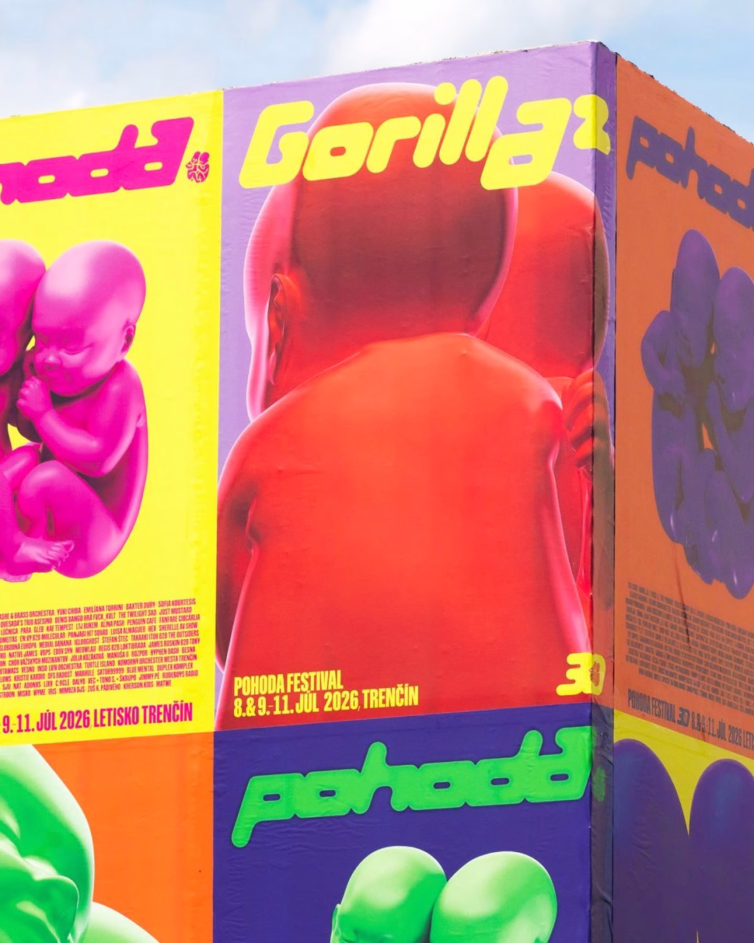 Pohoda Festival festival brand identity by Andrej & Andrej, application detail 1
