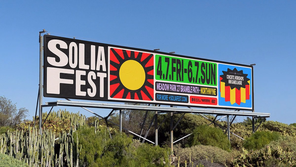 SOLIAFEST festival brand identity by Studio Tasch (Berkay Taş), key visual