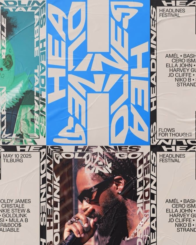 Headlines Festival festival brand identity by Lava, application detail 2