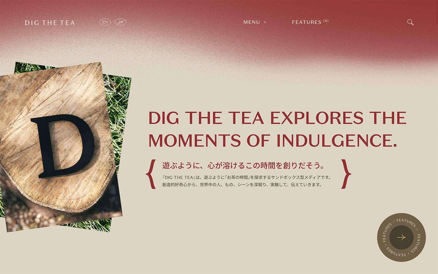 DIG THE TEA cover image