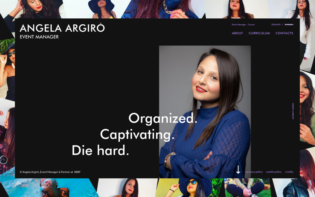 Angela Argirò — Event Manager cover image