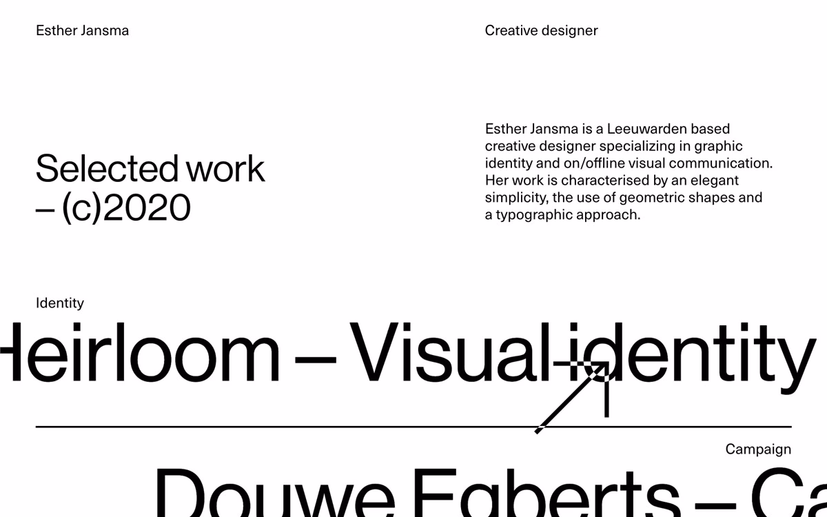 Esther Jansma - Portfolio cover image