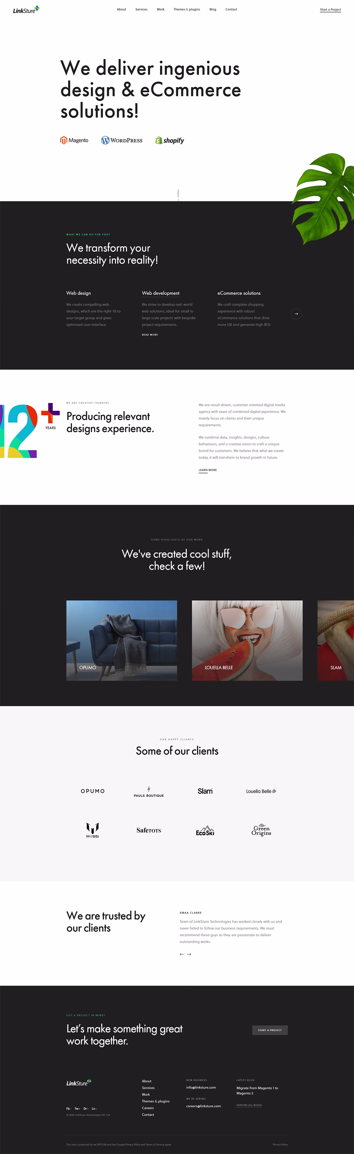 LinkSture eCommerce Agency cover image