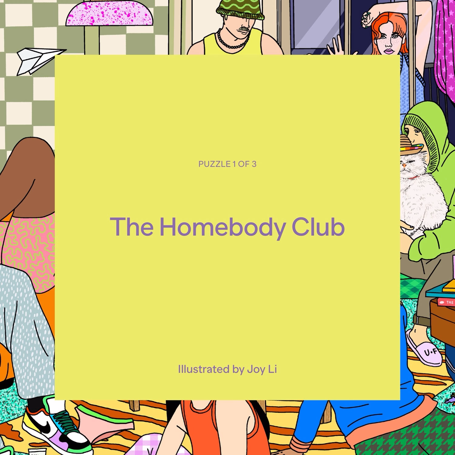 Illustrated puzzle series cover image
