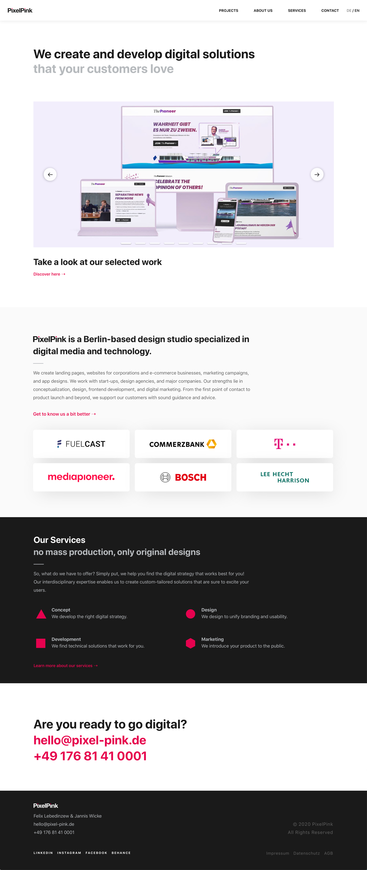 PixelPink Designstudio Berlin cover image