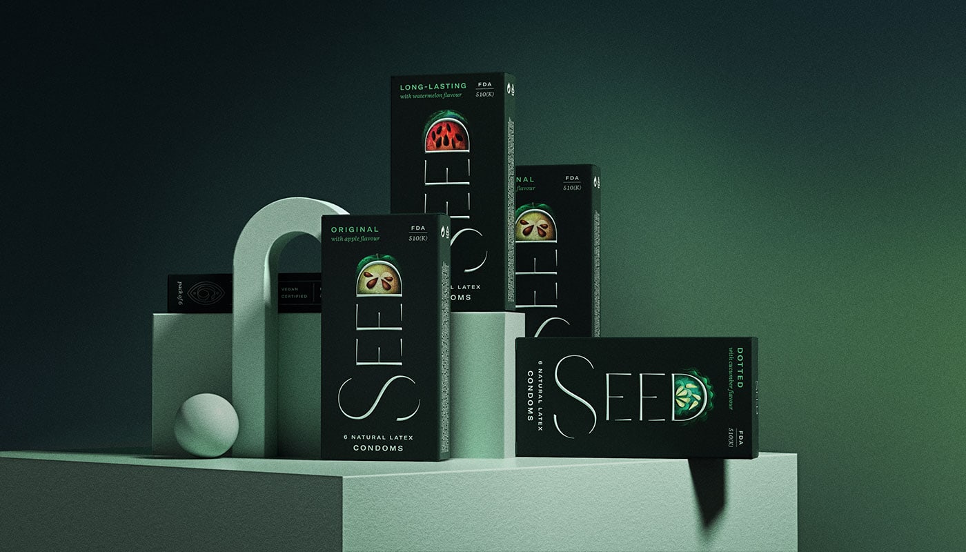 Seed condoms packaging cover image