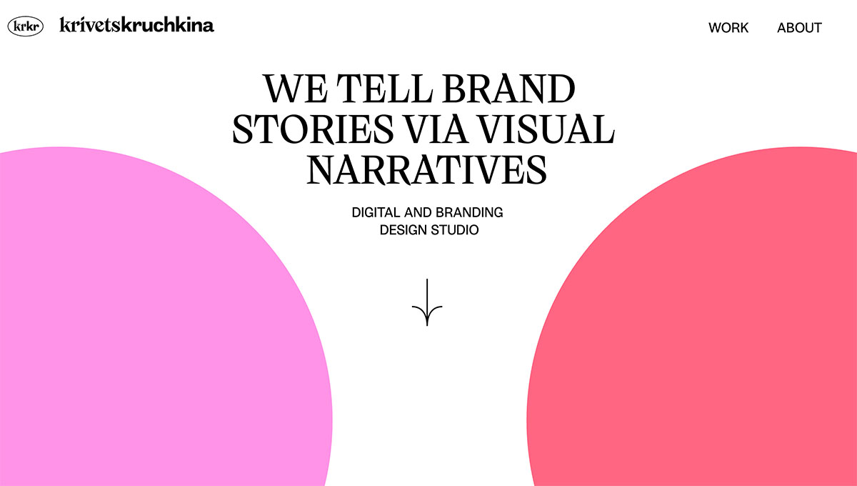 Krkr.design studio site cover image