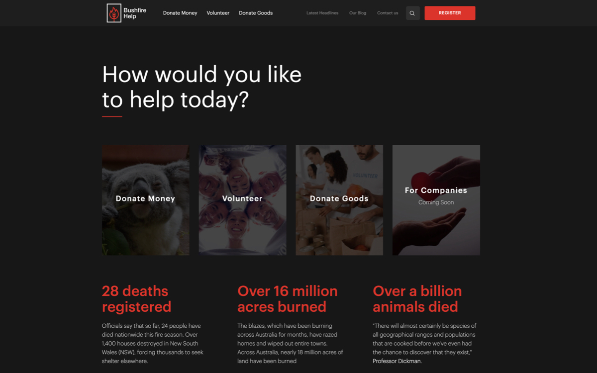 Bushfire Help cover image