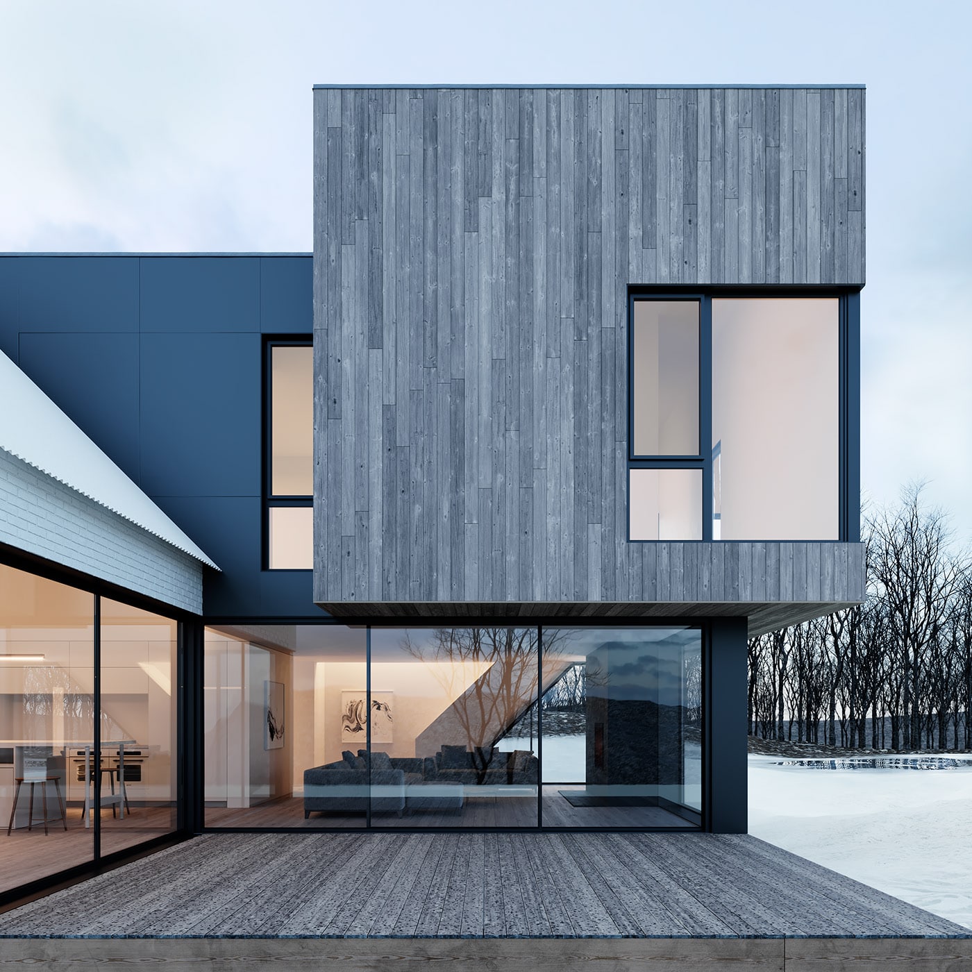 White farmhouse in Quebec cover image