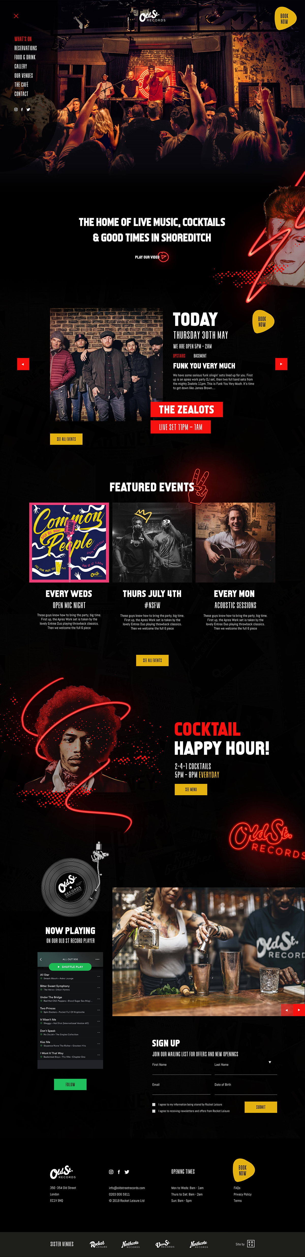 Old Street Records Bar cover image