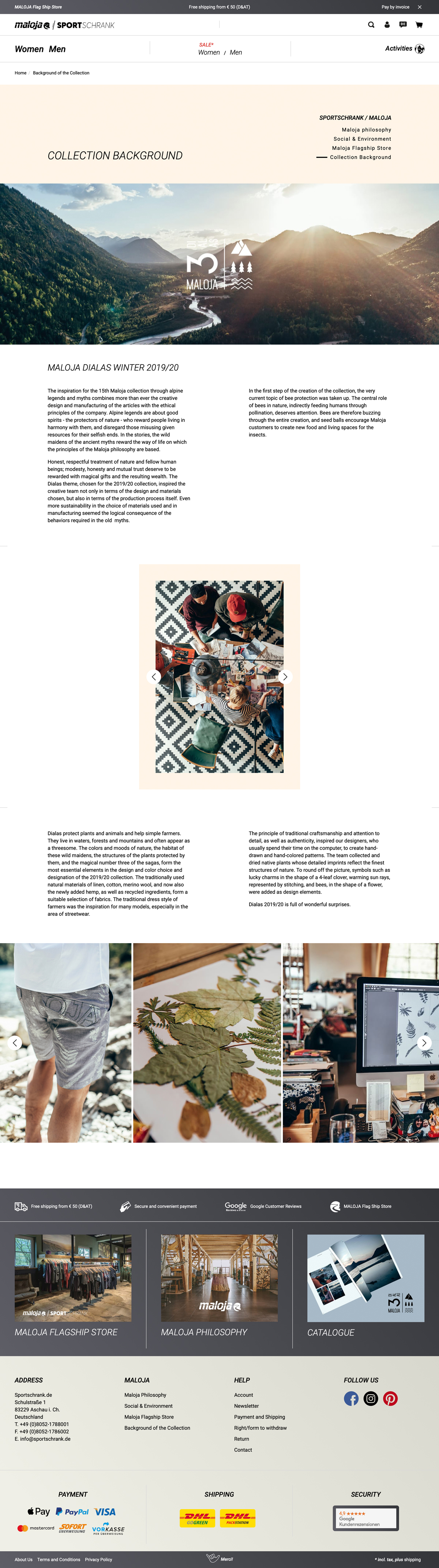 Sportschrank.de - MALOJA Store cover image